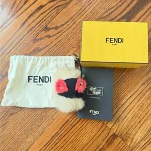 FENDI Kurioso Bag Bug Fur Charm